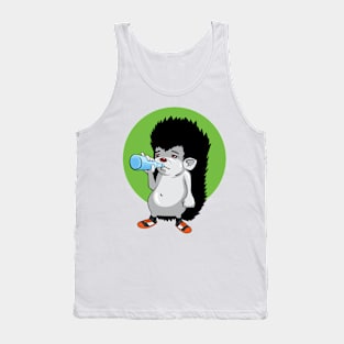 drunk hedgehog Tank Top